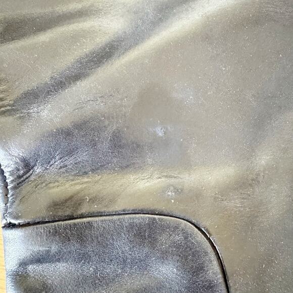 ivanka Trump High Heel Knee High Boots Black with Wood Block Heel 8M - Picture 3 of 10